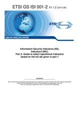 ETSI GS ISI 001-2-V1.1.2 (29.6.2015)