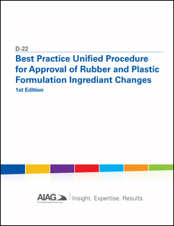 AIAG Best Practice: Unified Procedure for App of Rubber & Plastic img